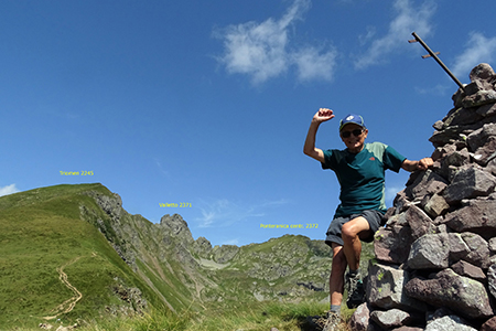 PONTERANICA CENTRALE (2372 m) in solitaria dai Piani dell'Avaro per i Laghetti di Ponteranica il 31 luglio 2017 - FOTOGALLERY